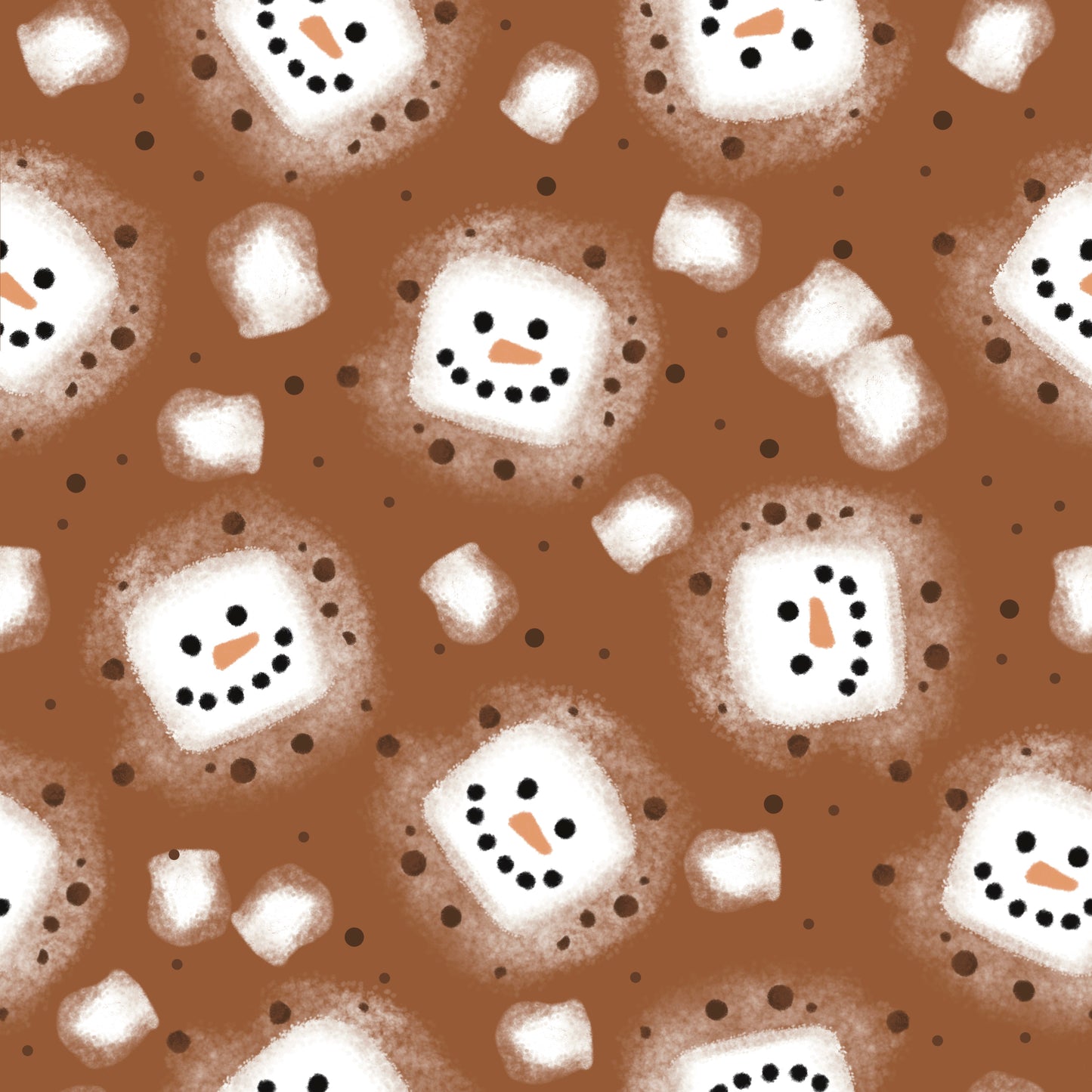 Hot Cocoa on Bamboo Stretch French Terry Fabric