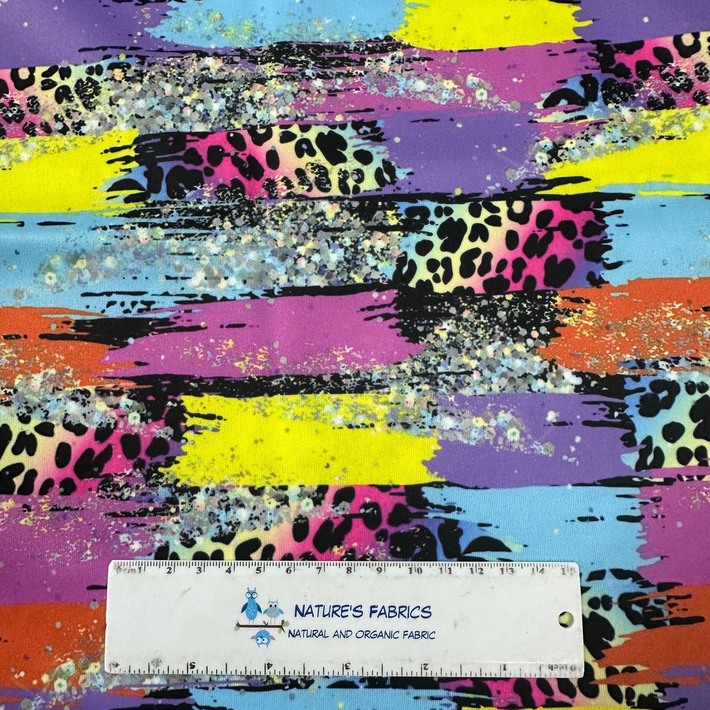 Pastel Leopard 1 mil PUL Fabric - Made in the USA - Nature's Fabrics