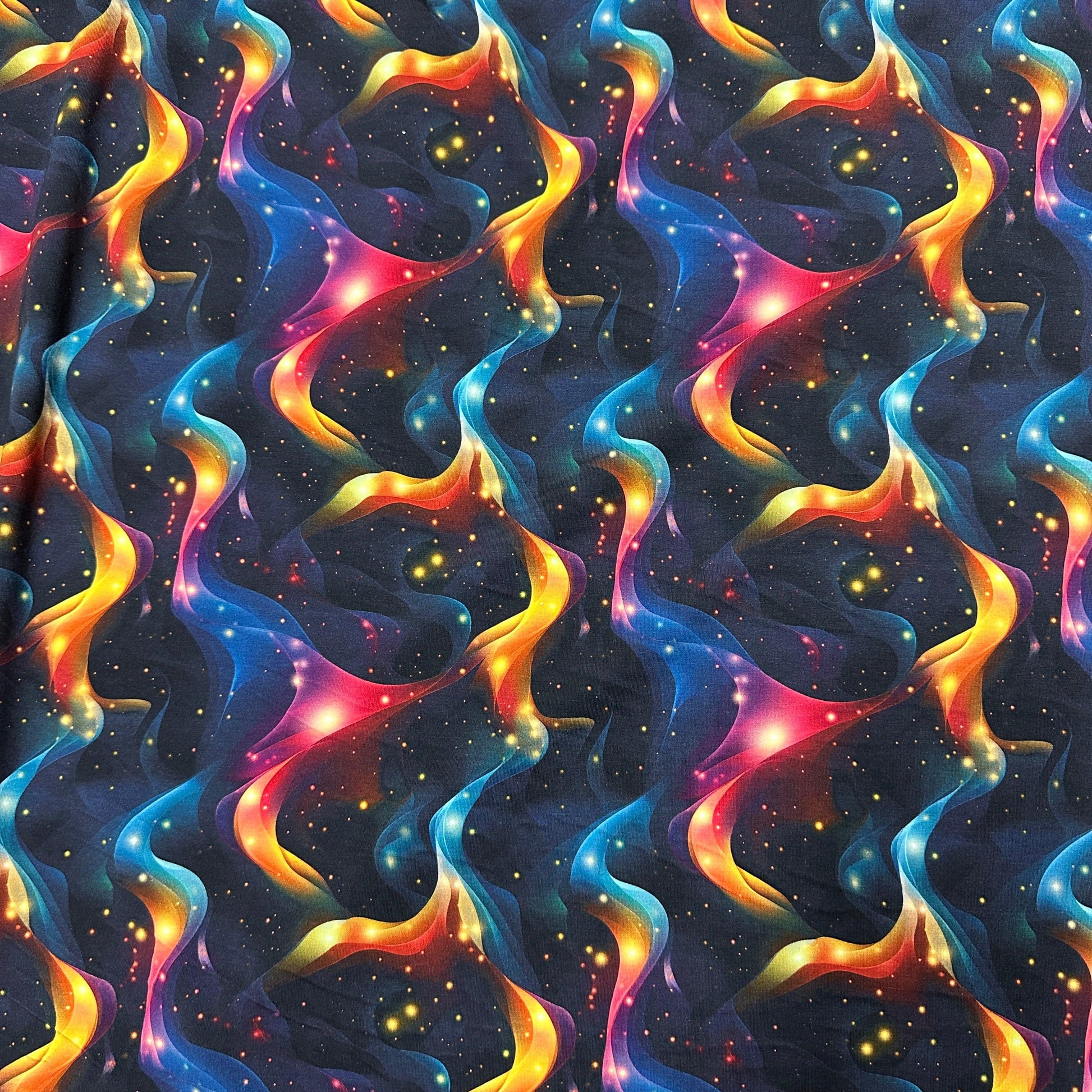 Physics World on Bamboo/Spandex Jersey Fabric - Nature's Fabrics