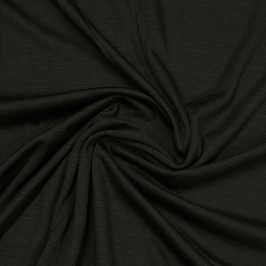 Pine Superfine Merino Wool Jersey Fabric - Nature's Fabrics