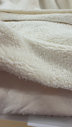 Heavy Natural Organic Cotton Sherpa Fabric - 600 GSM – Nature's Fabrics