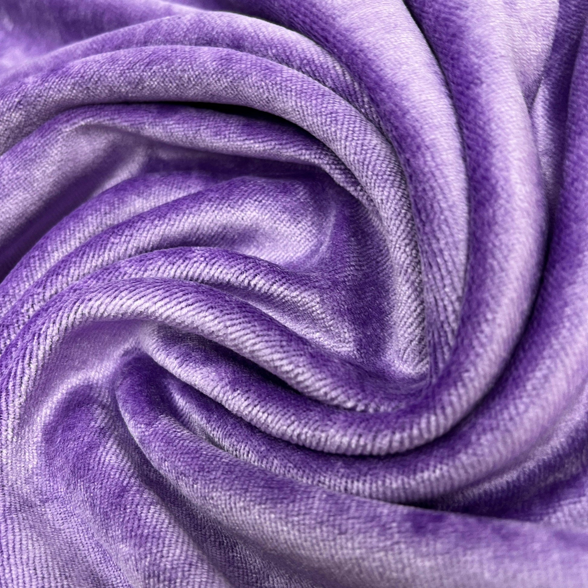 Purple Bamboo Velour Fabric - 280 GSM, $11.91/yd, 15 Yards - Nature's Fabrics