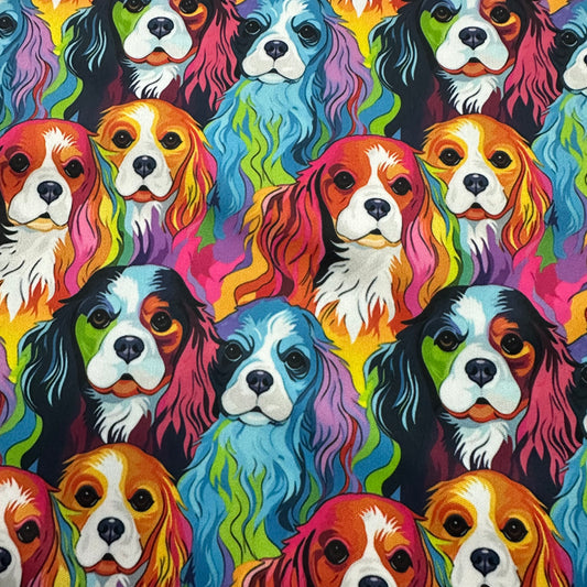 Rainbow Dogs 1 mil PUL Fabric - Made in the USA - Nature's Fabrics
