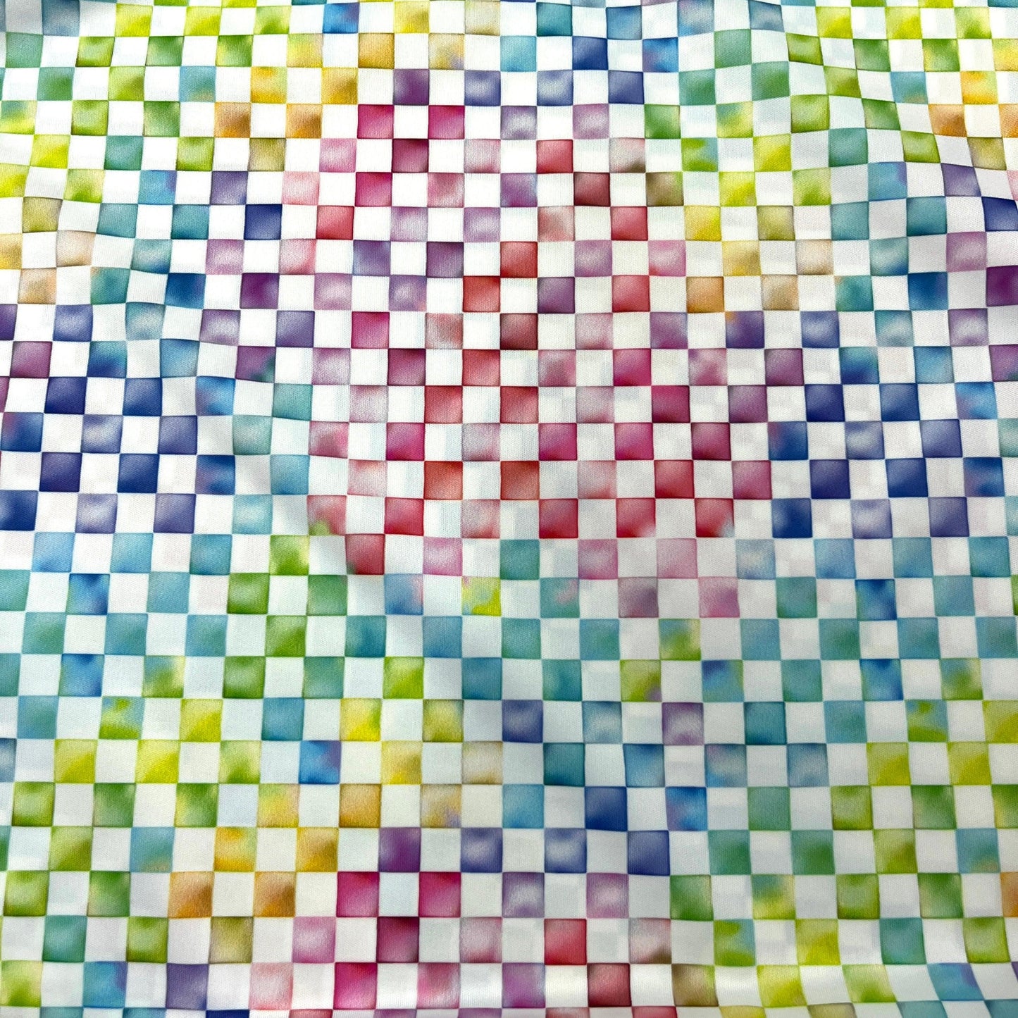 Rainbow Plaid 1 mil PUL Fabric - Made in the USA - Nature's Fabrics