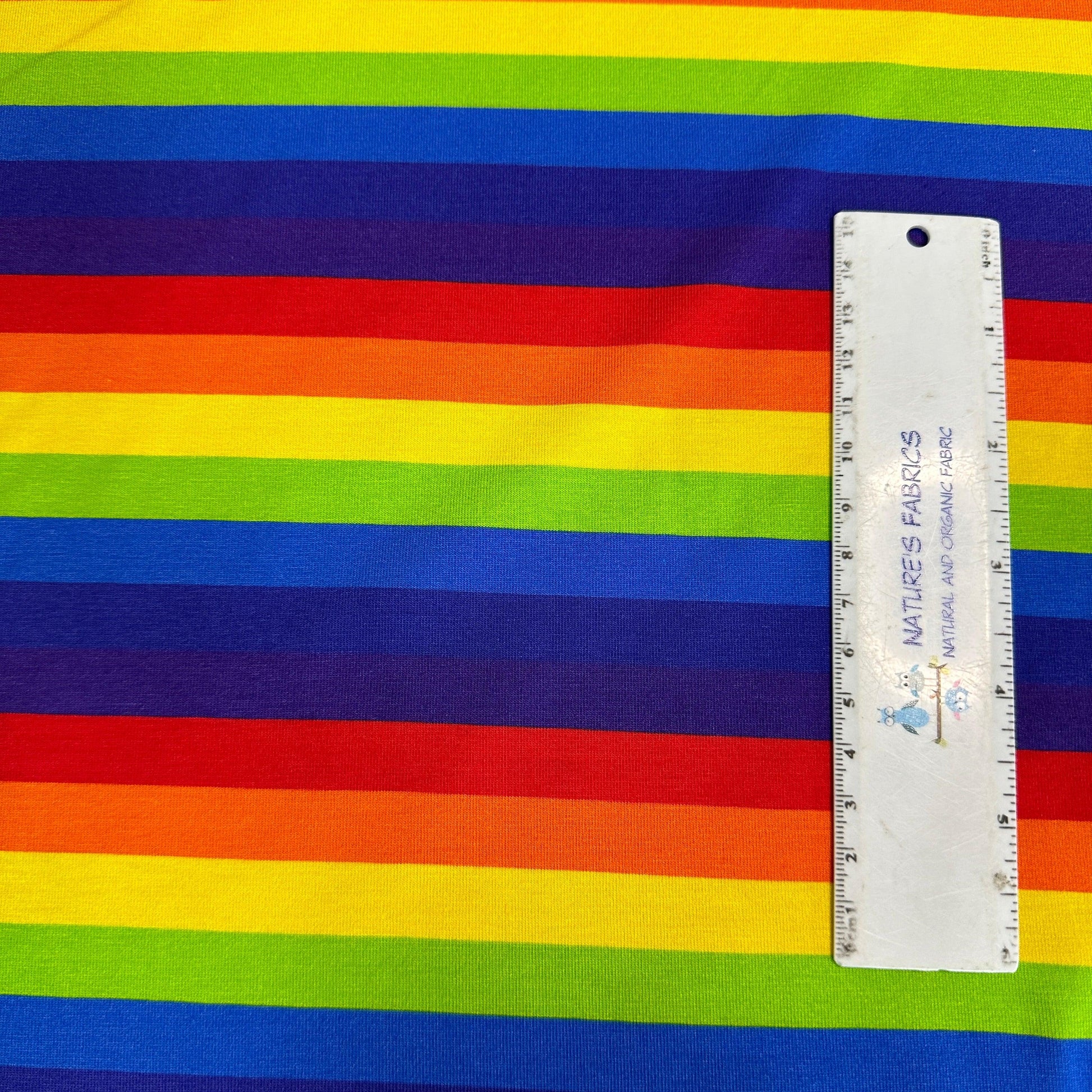 Rainbow Stripes -Quarter Inch Fabric
