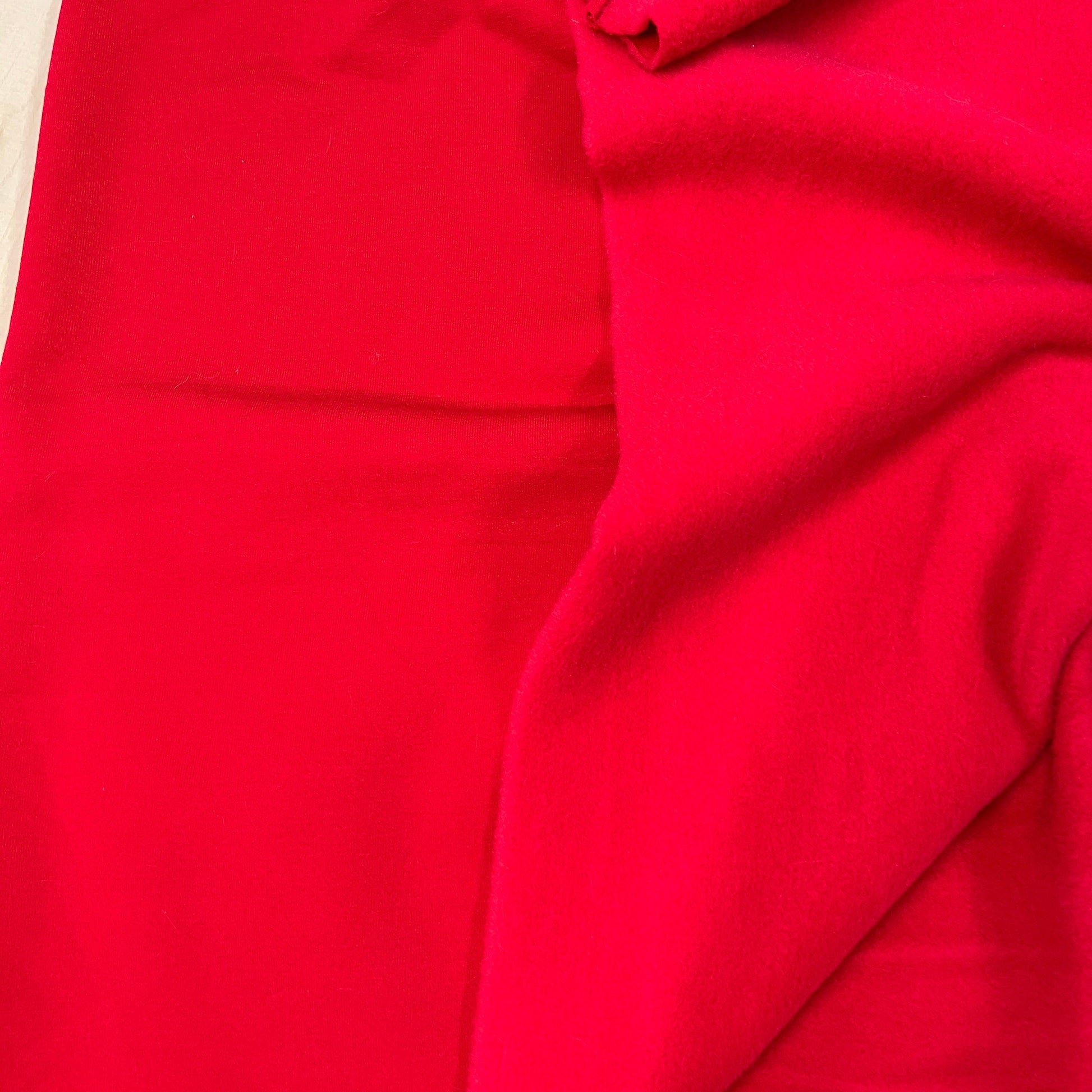 Lime Polyester/Spandex Fleece Fabric
