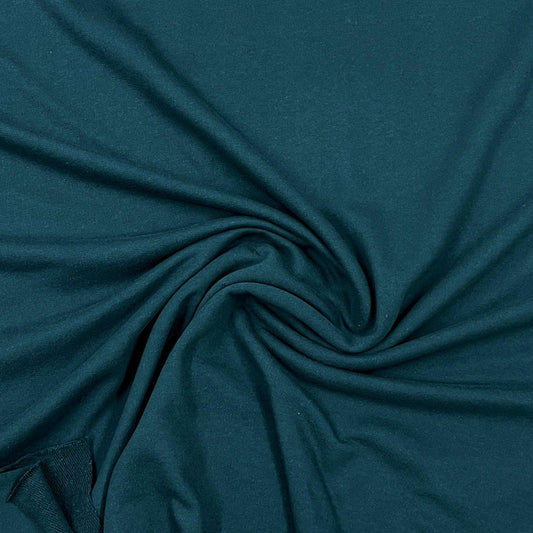 Reflection Pond Organic Cotton Rib Knit Fabric - Grown in the USA - 150 GSM