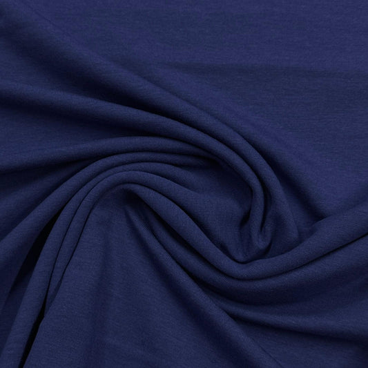 Royal Blue Cotton/Spandex Jersey Fabric- 200 GSM - Nature's Fabrics