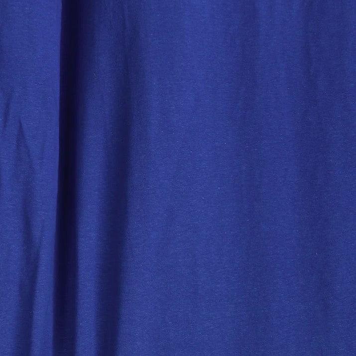Royal Blue Hemp Stretch Jersey Fabric - Nature's Fabrics