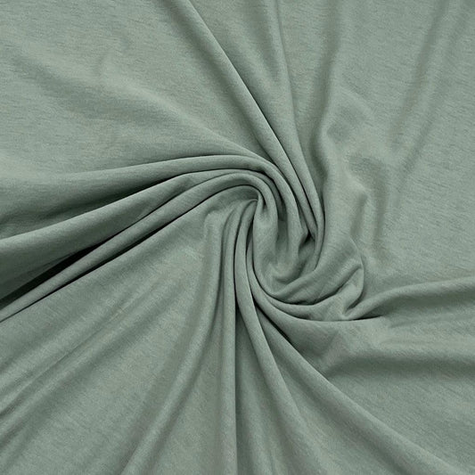 Sage Organic Cotton Jersey Fabric - 200 GSM - Grown in the USA - Nature's Fabrics