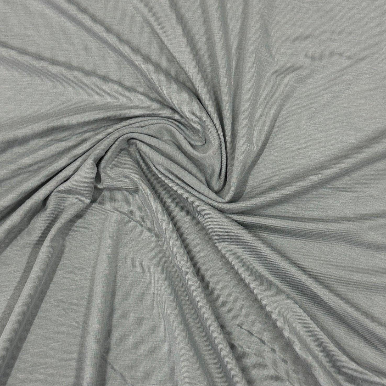 Silver Bamboo/Spandex Jersey Fabric - 200 GSM - Nature's Fabrics