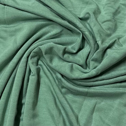 Soft Olive Bamboo Stretch French Terry Fabric - 265 GSM, $10.86/yd - Rolls - Nature's Fabrics
