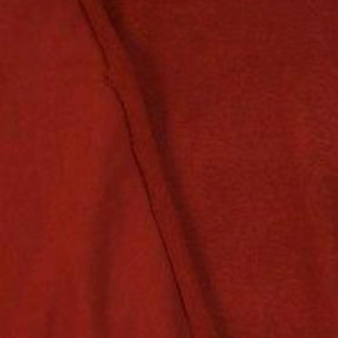 Syrah Red Heavy Organic Cotton French Terry Fabric - Grown in the USA - Nature's Fabrics