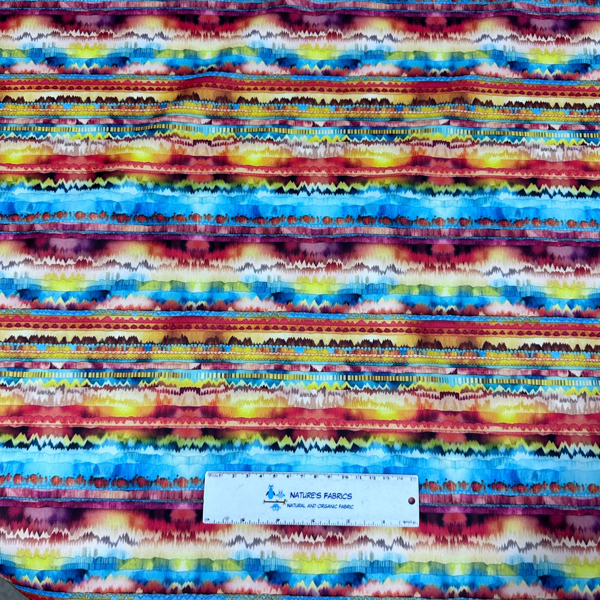 Watercolor Blanket 1 mil PUL Fabric - Made in the USA - Nature's Fabrics