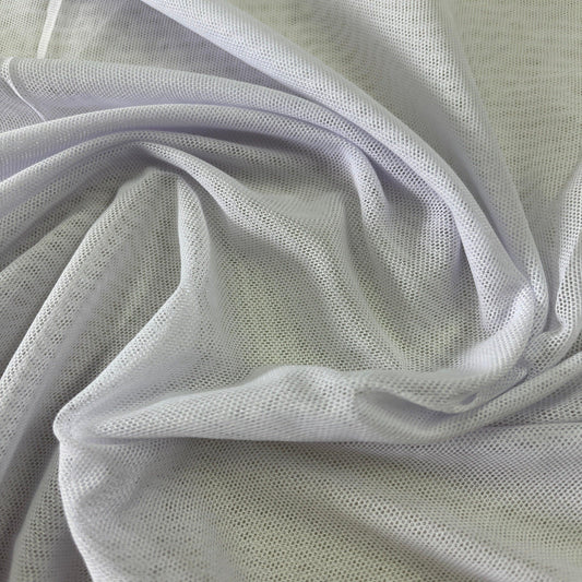 White Nylon Stretch Mesh Fabric - Nature's Fabrics