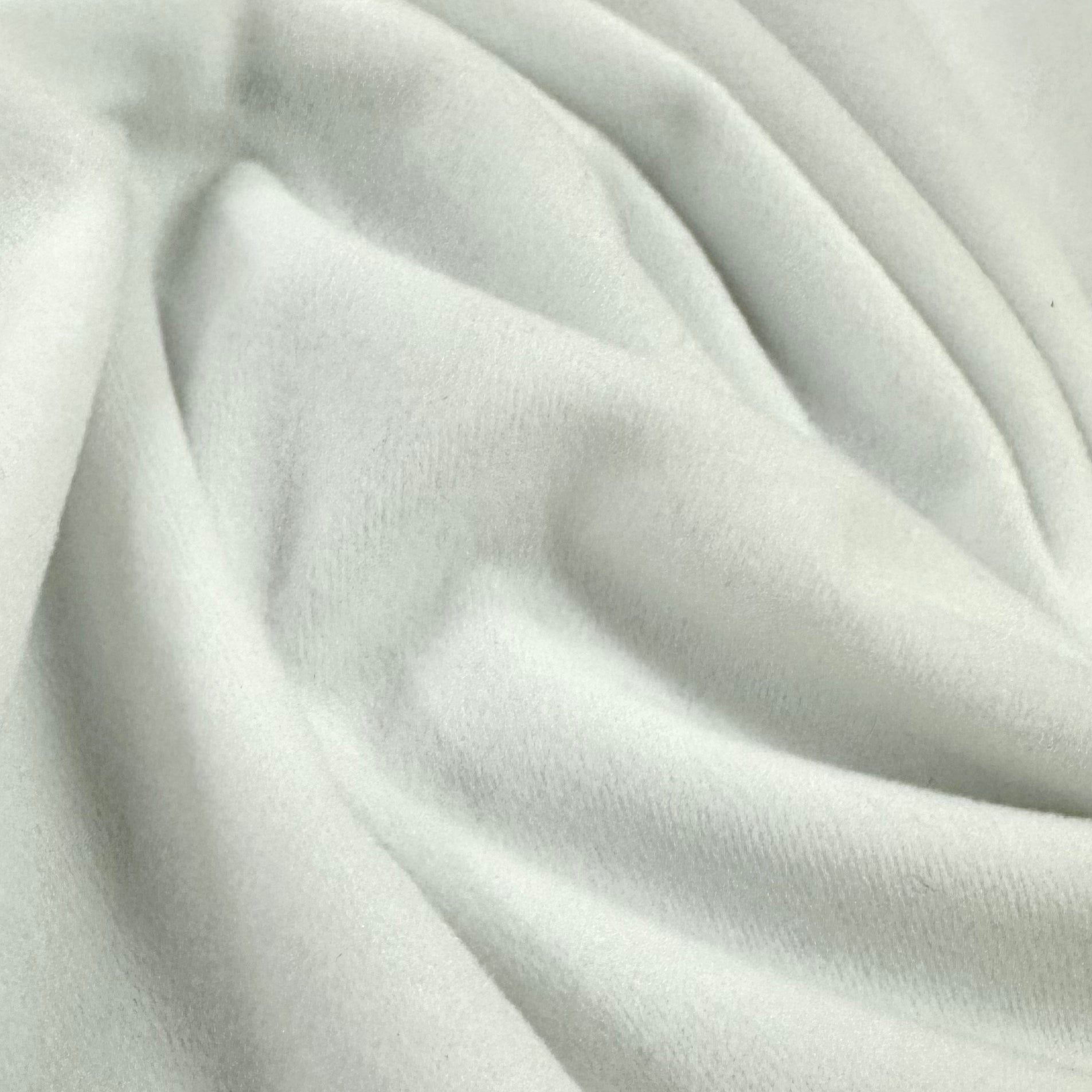 White Suedecloth Fabric - Nature's Fabrics