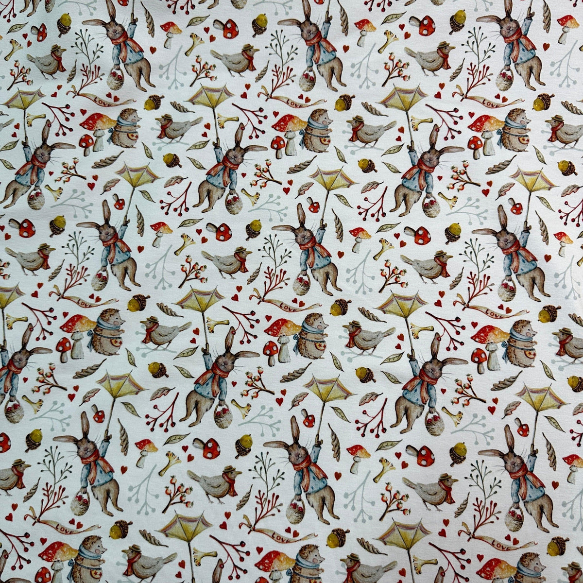 Terry Fabric Pattern Windy Day on Bamboo Stretch French Terry Fabric – Nature's Fabrics