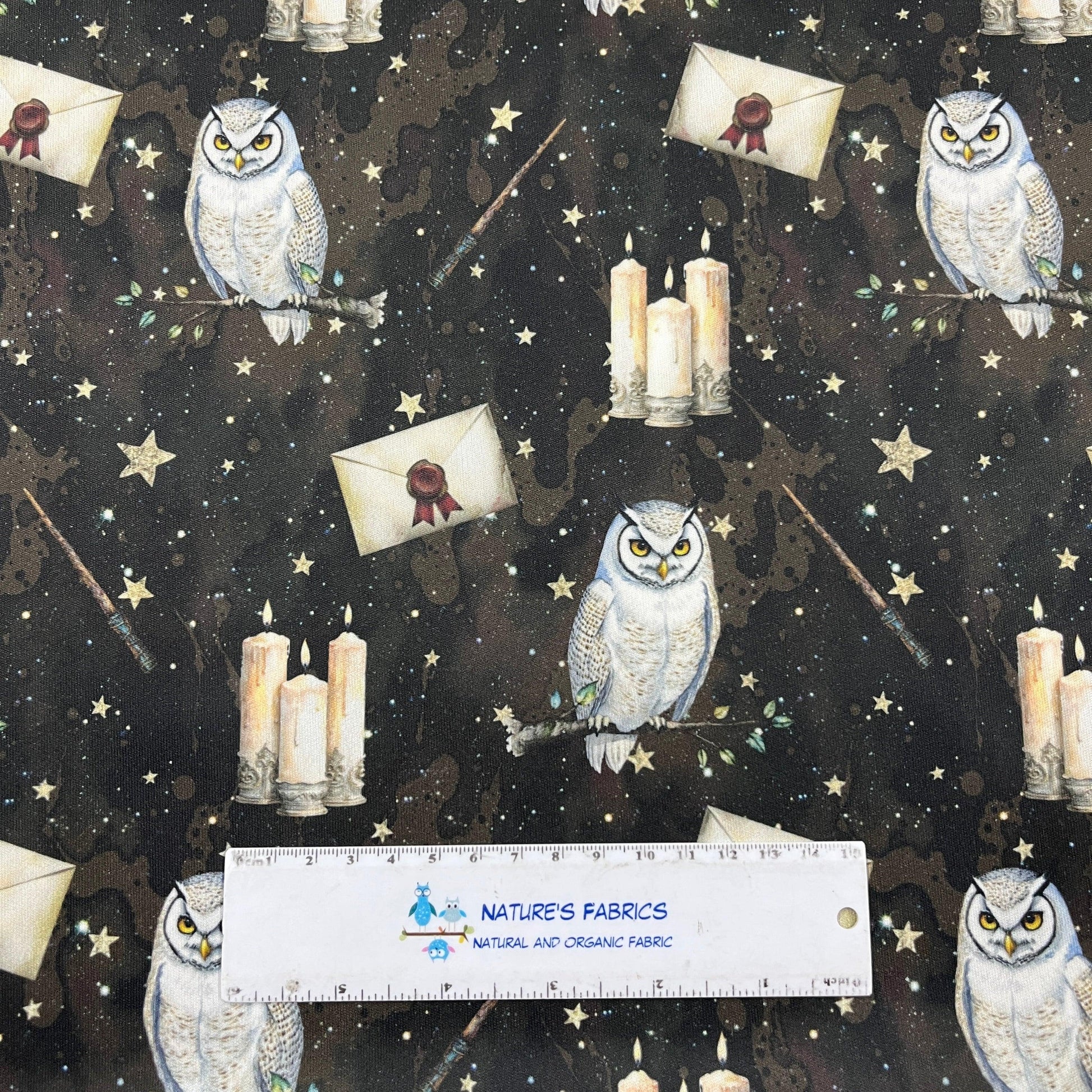 Wizard Owls 1 mil PUL Fabric - Made in the USA - Nature's Fabrics