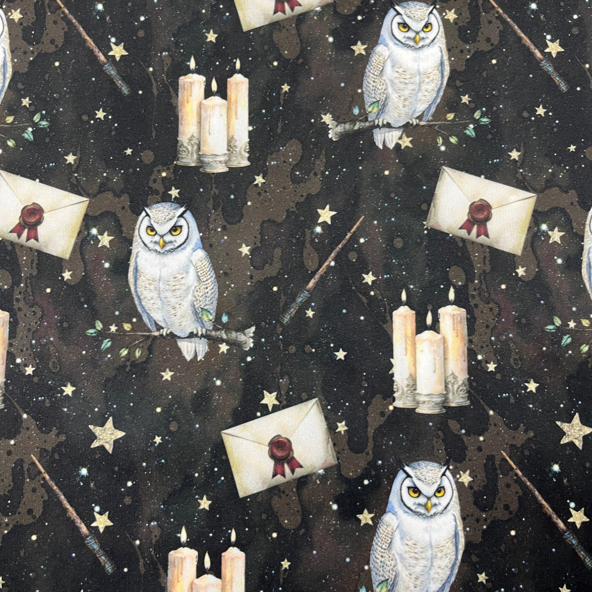 Wizard Owls 1 mil PUL Fabric - Made in the USA - Nature's Fabrics