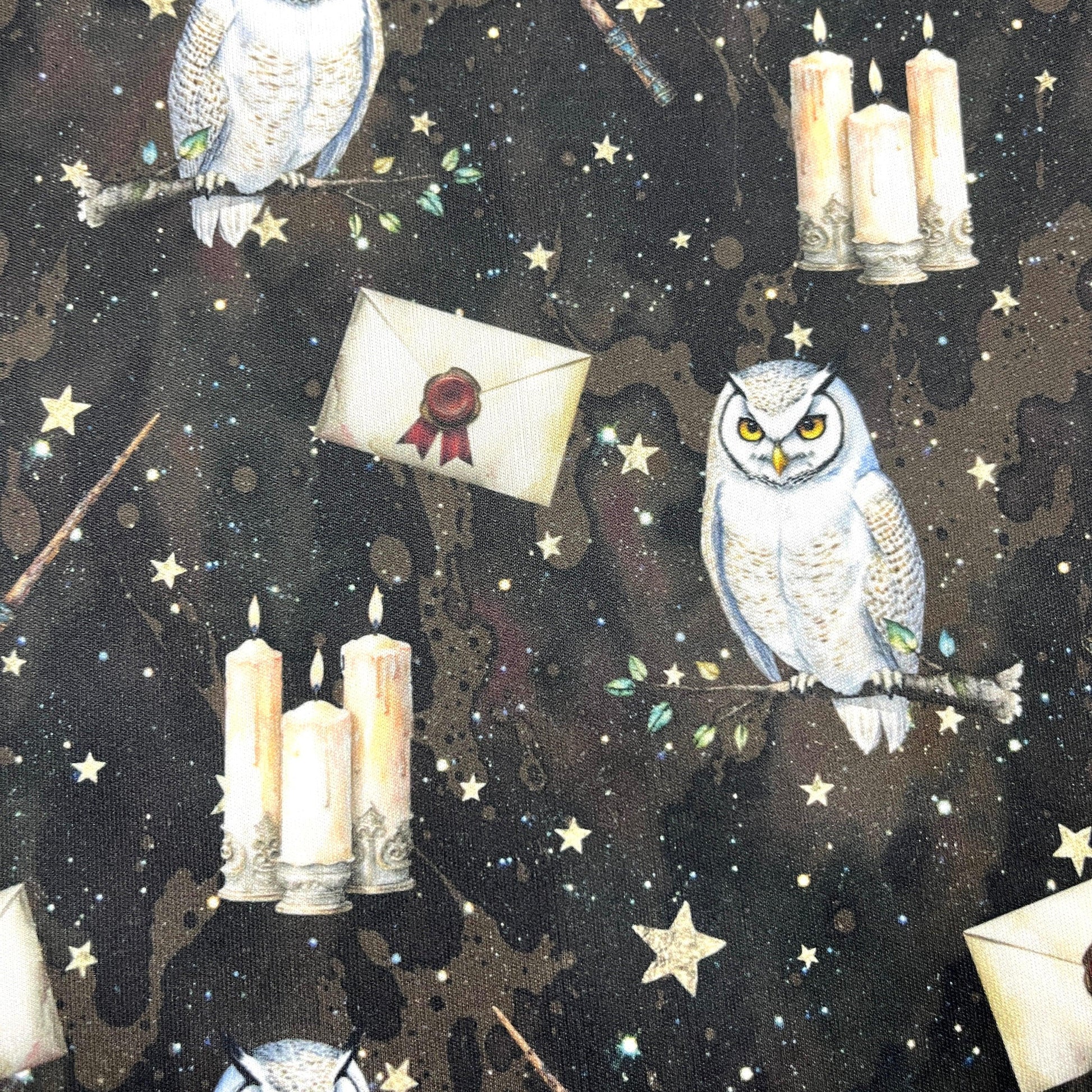 Wizard Owls 1 mil PUL Fabric - Made in the USA - Nature's Fabrics