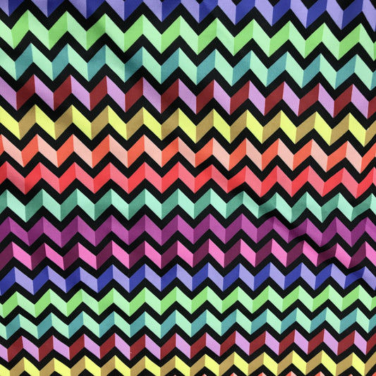 3D Chevron 1 mil PUL Fabric - Made in the USA - Nature's Fabrics