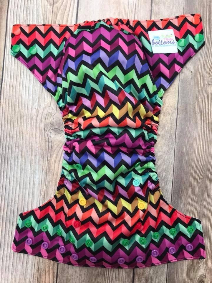 3D Chevron 1 mil PUL Fabric - Made in the USA - Nature's Fabrics