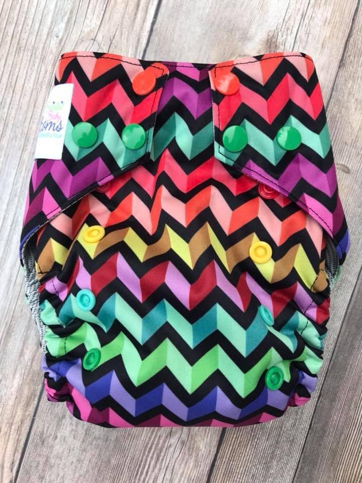 3D Chevron 1 mil PUL Fabric - Made in the USA - Nature's Fabrics
