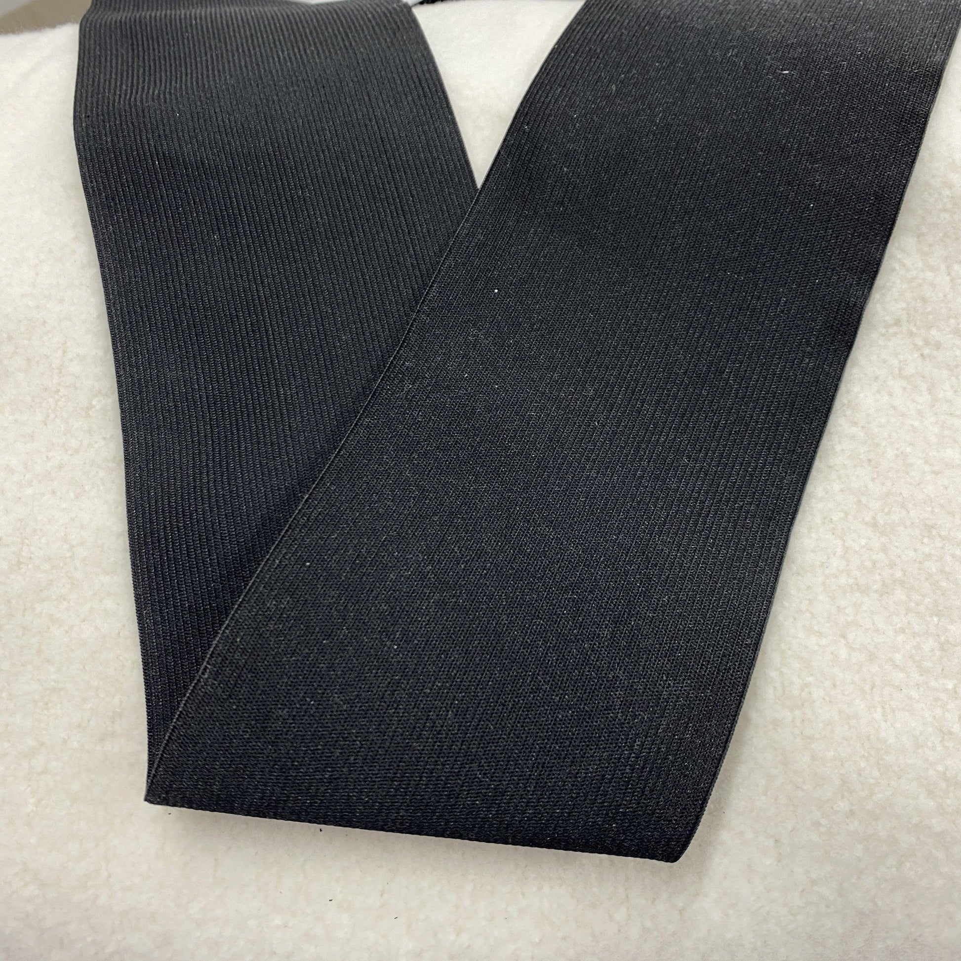 4" Black Knit Elastic - Nature's Fabrics