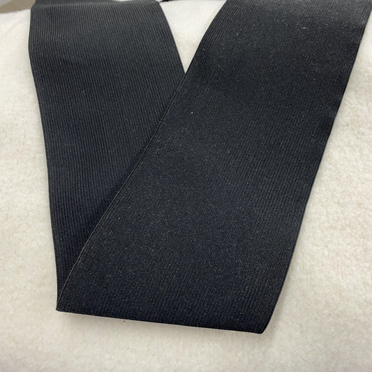 4" Black Knit Elastic - Nature's Fabrics