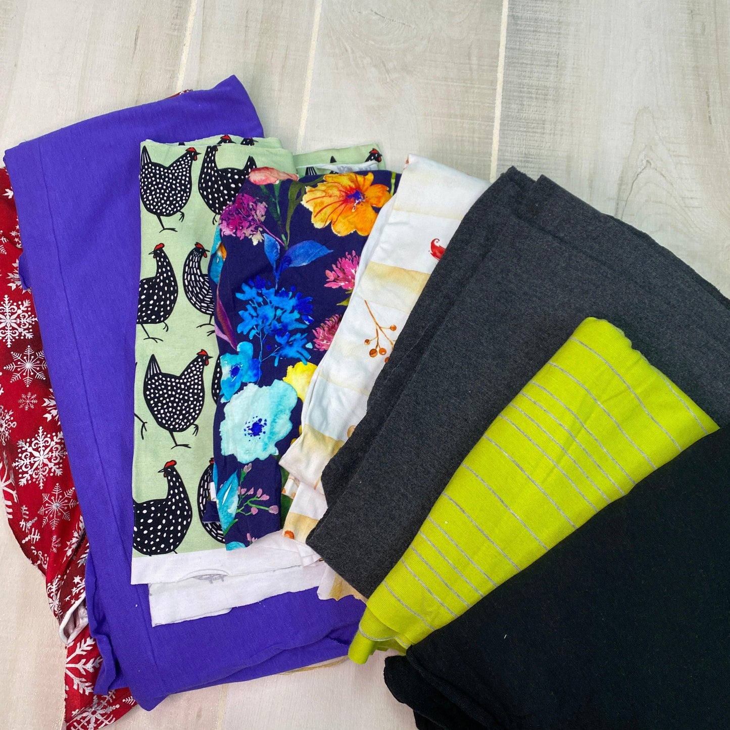 Bamboo/Spandex Jersey Fabric - Solids, Prints or Stripes - 5 Yard Bundle - Nature's Fabrics