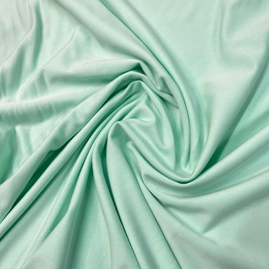 Bay Mint Modal/Spandex Jersey Fabric - 265 GSM - Nature's Fabrics