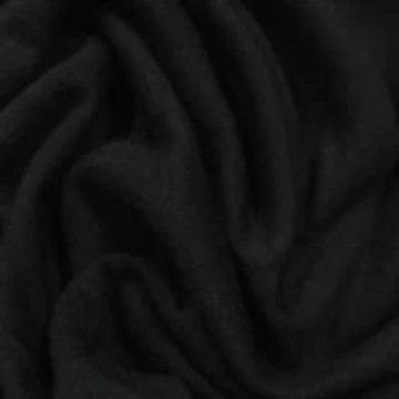 Black Bamboo Hemp Stretch Jersey Fabric - 240 GSM - Nature's Fabrics