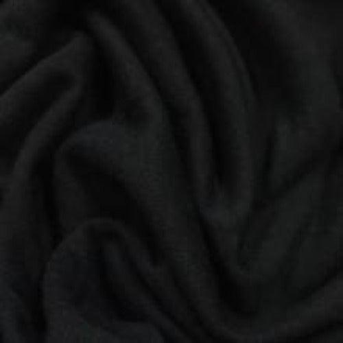 Black Bamboo Hemp Stretch Jersey Fabric - 310 GSM, $12.15/yd - Rolls - Nature's Fabrics