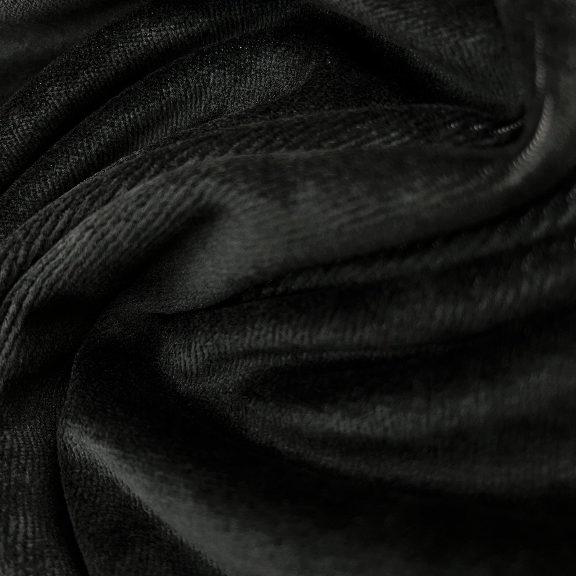 Black Fabric, Bamboo Fabric, Velour Fabric