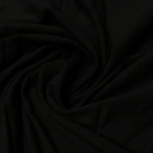 Black Bamboo/Spandex Jersey Fabric - 380 GSM, $10.40/yd - Rolls - Nature's Fabrics