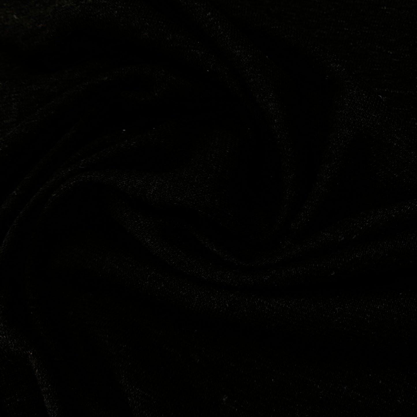 Black Linen Blend Jersey - Nature's Fabrics