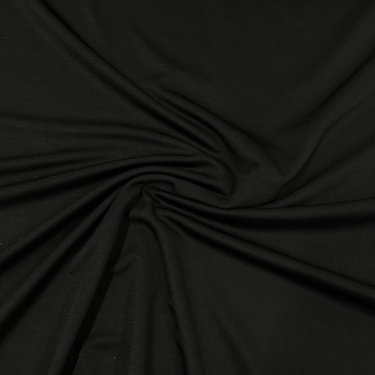 Black Marni Crepe Jersey Fabric - Nature's Fabrics