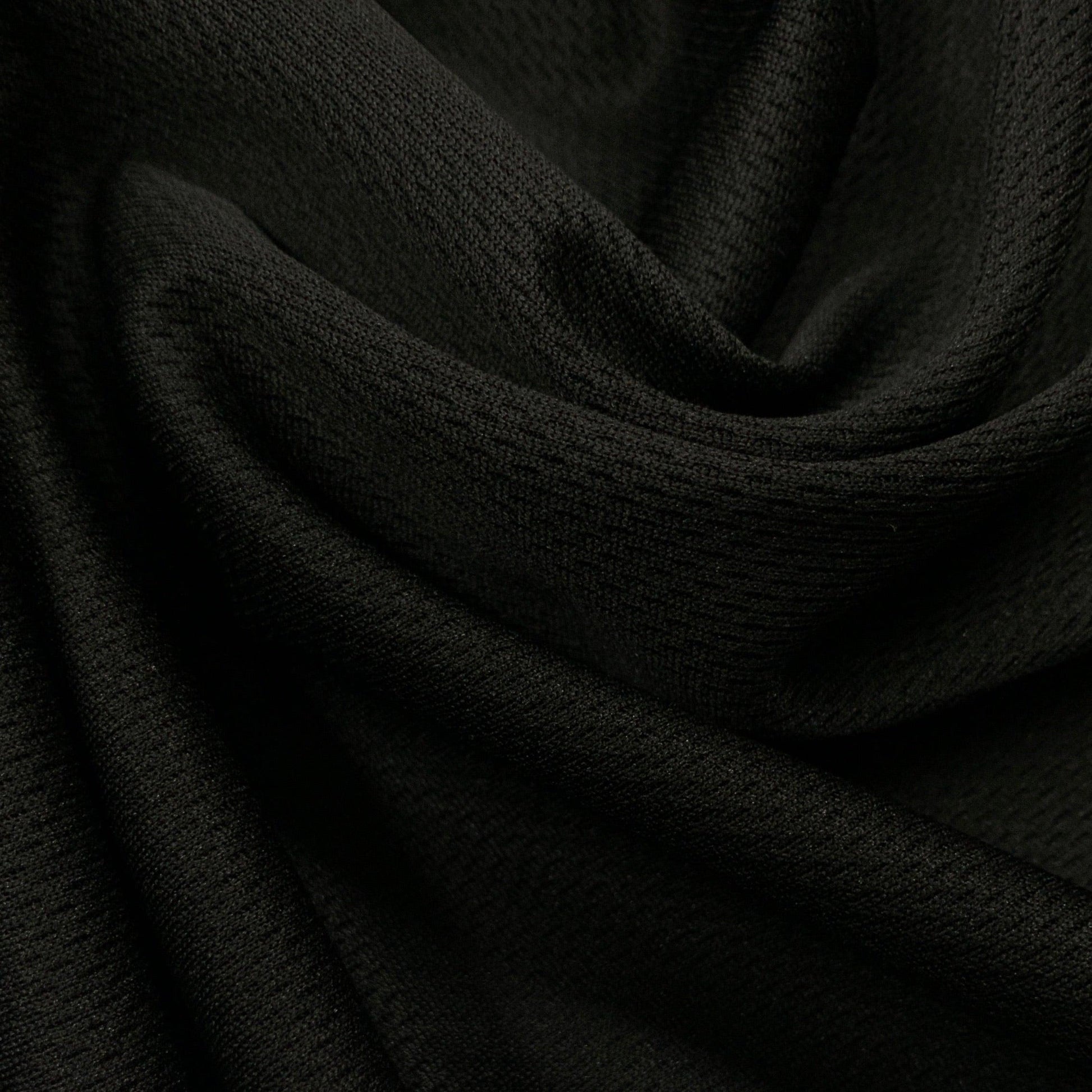 Polyester Athletic Mesh in Black