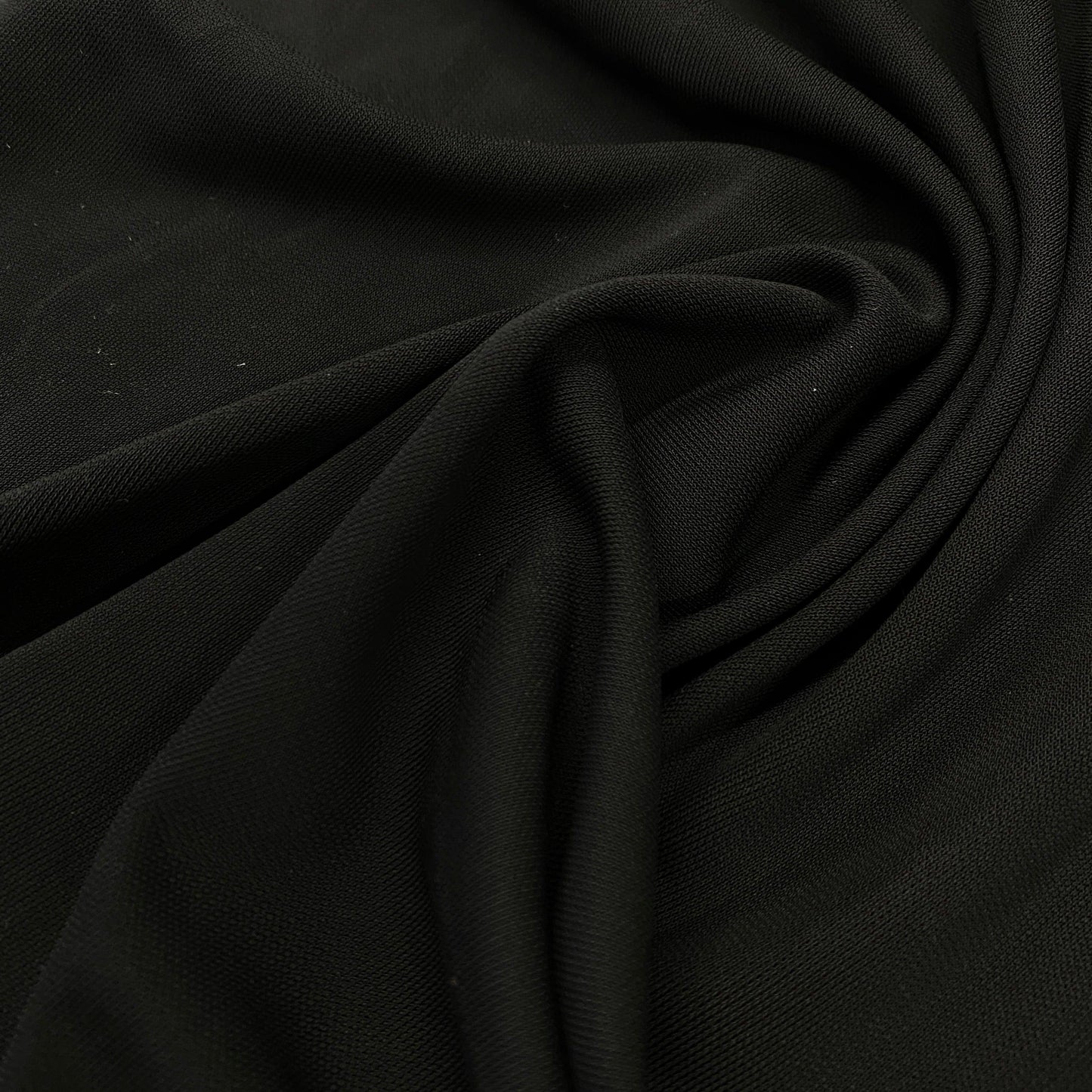 Black Rayon Jersey Fabric - Nature's Fabrics