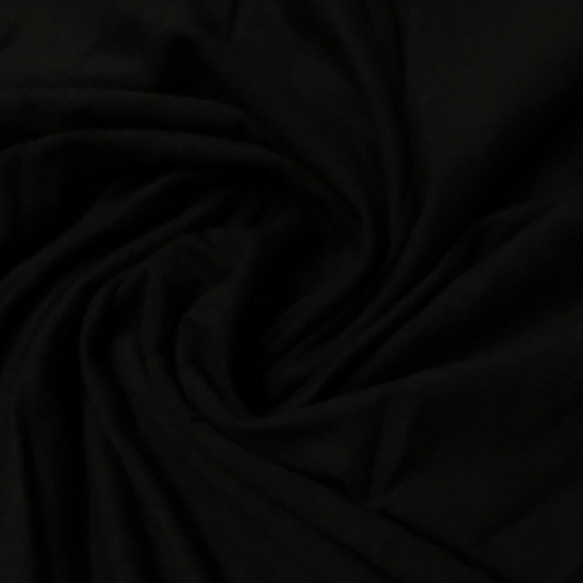 Black Tencel/Organic Cotton/Spandex Jersey Fabric- 200 GSM - Nature's Fabrics