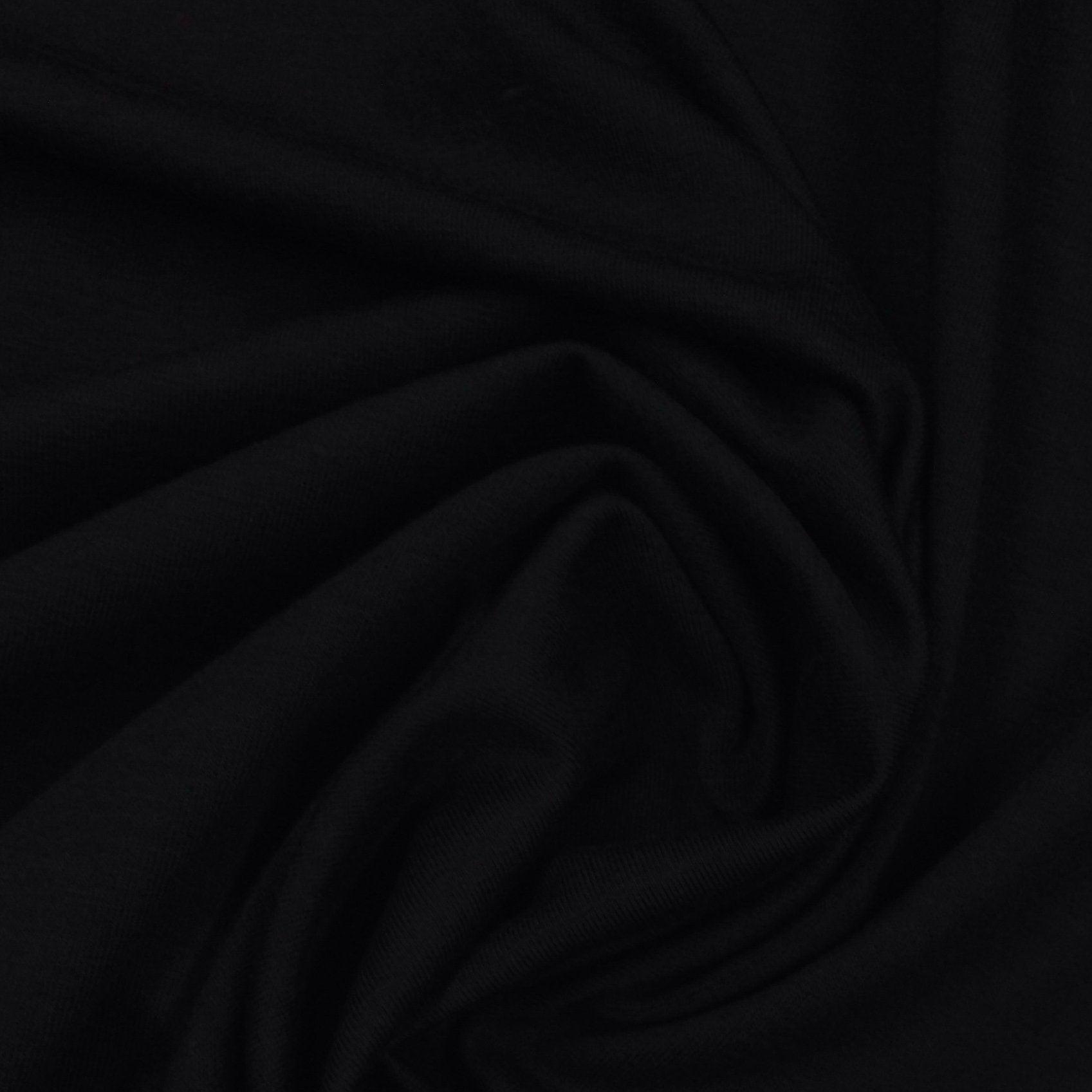 Black Tencel/Spandex Jersey Fabric - 200 GSM - Nature's Fabrics