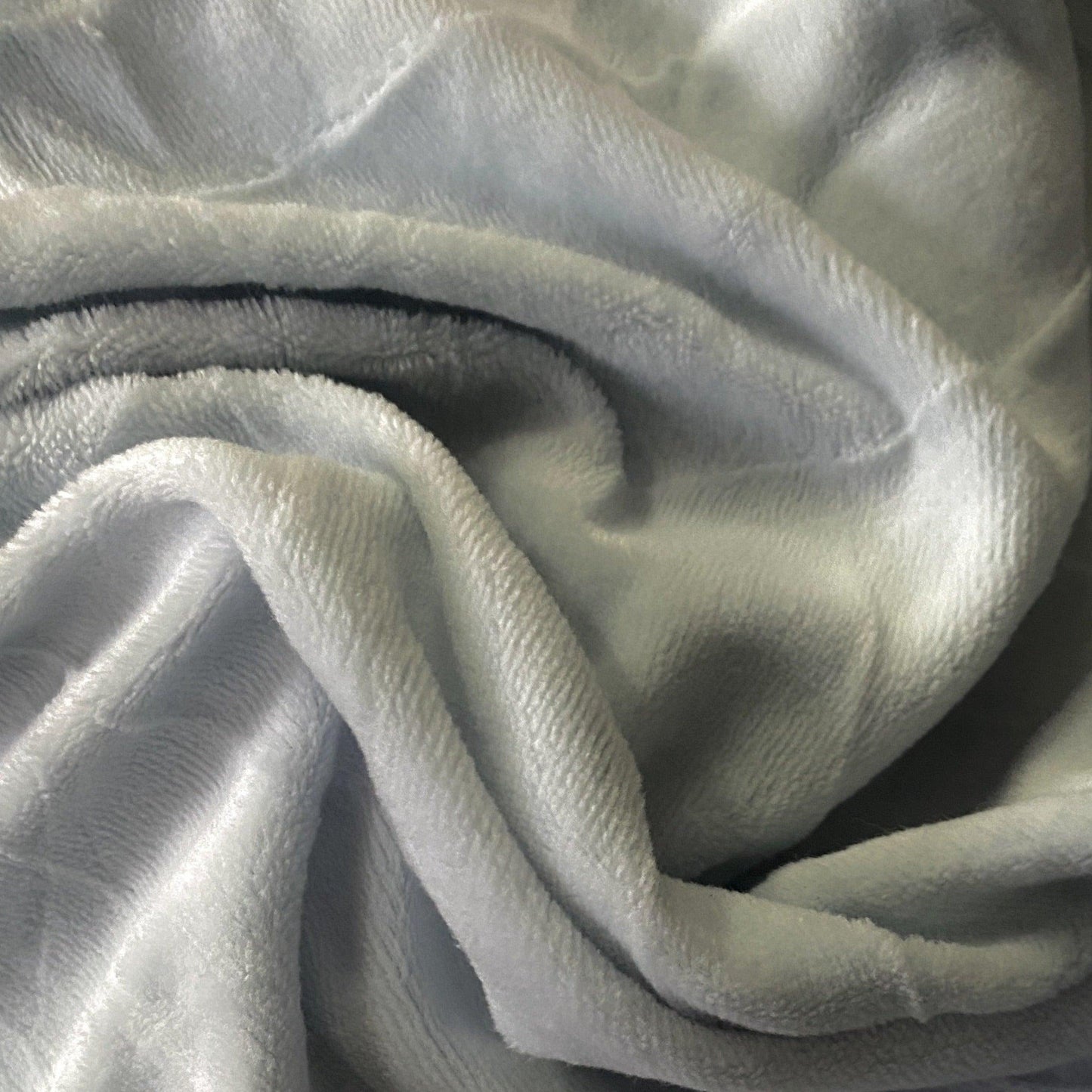 Blue Wisp Organic Cotton Velour Fabric, $10.59/yd, 15 yards - Nature's Fabrics