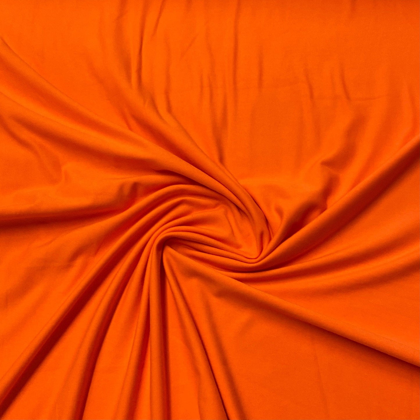 Bright Orange Cotton/Spandex Jersey Fabric - 240 GSM - Nature's Fabrics