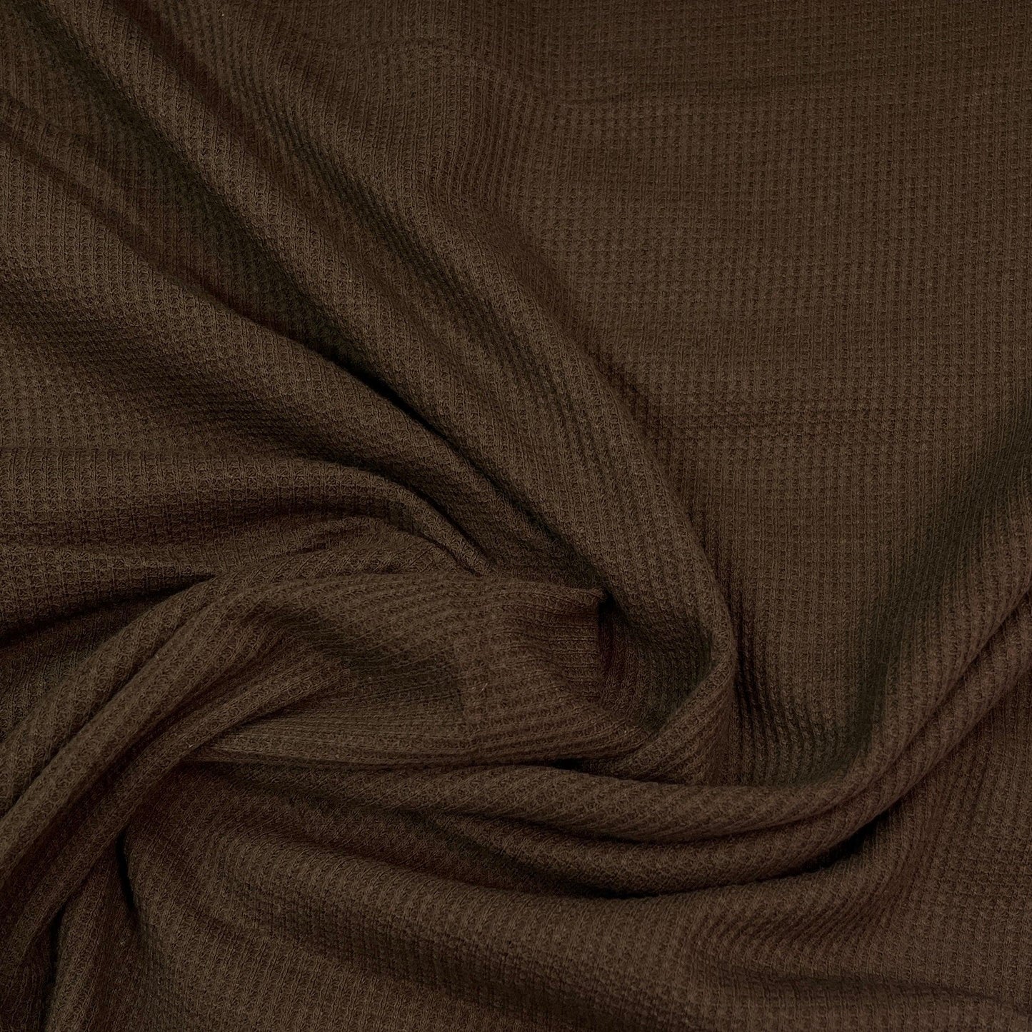 Brown Cotton Thermal Fabric - Nature's Fabrics