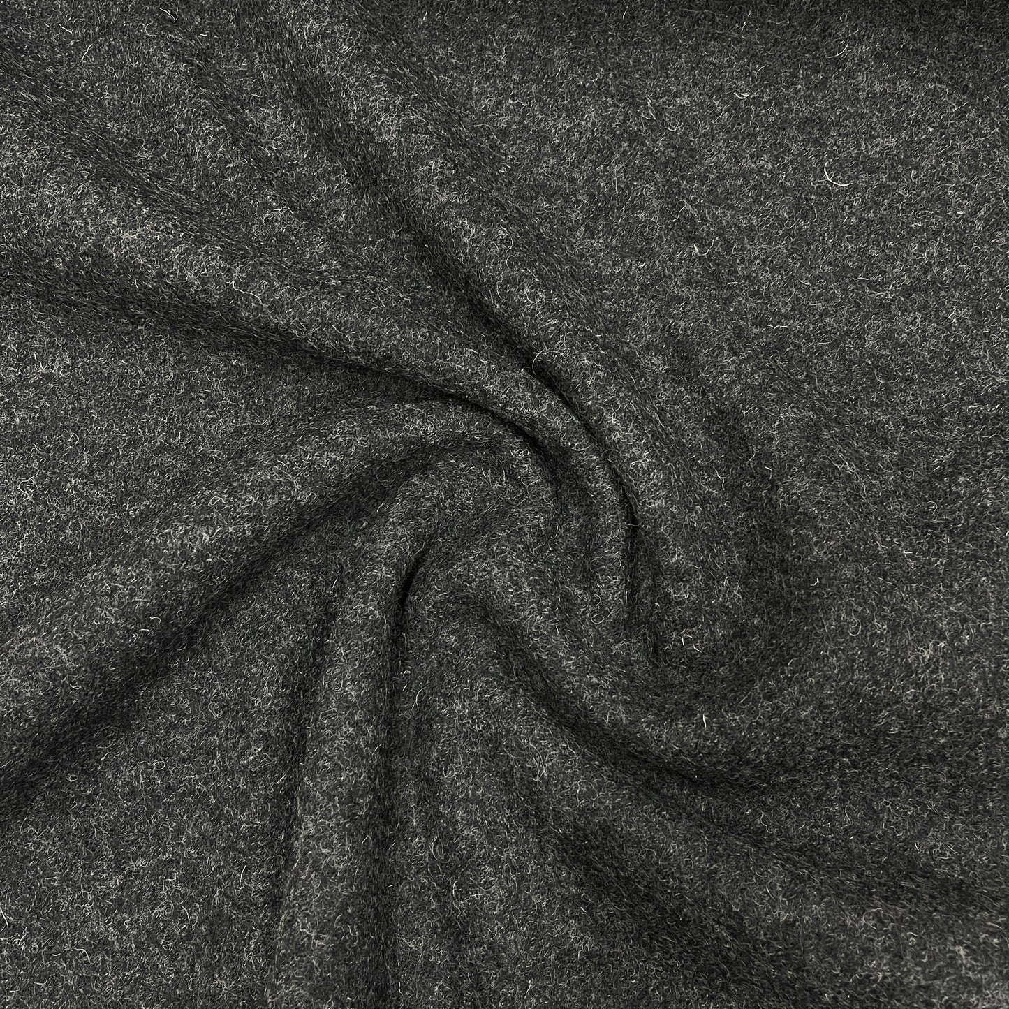 Charcoal Boiled Wool Fabric by Telio - Nature's Fabrics