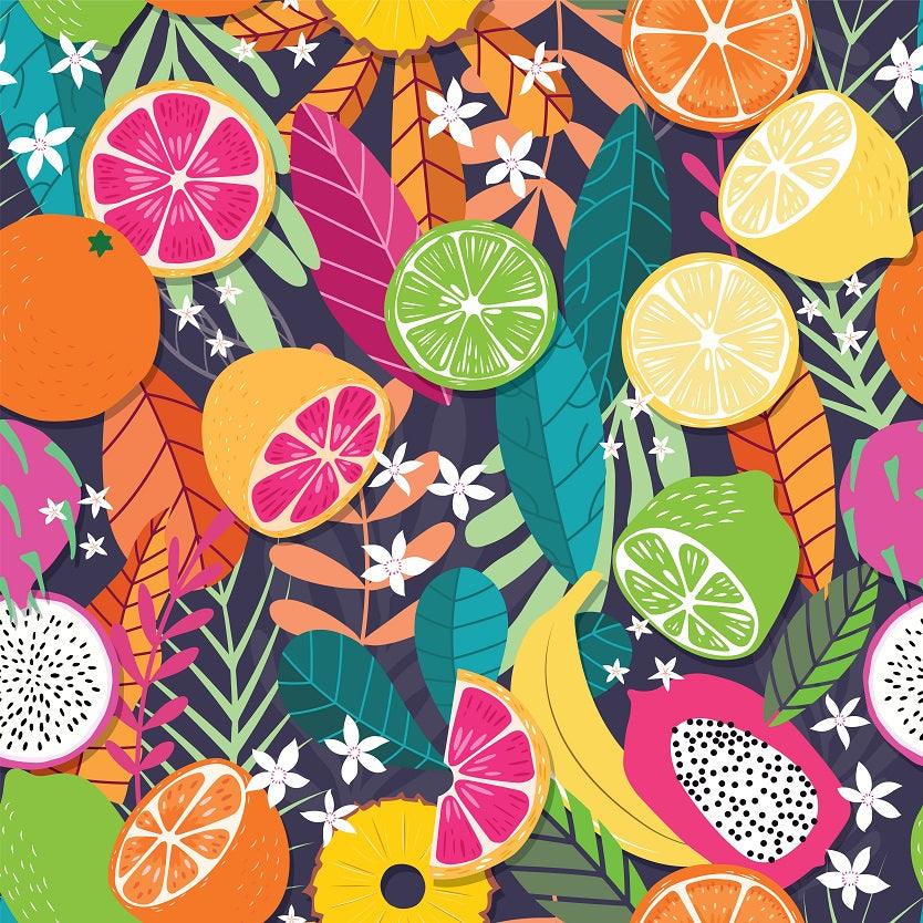 Citrus Toss 1 mil PUL Fabric - Made in the USA - Nature's Fabrics