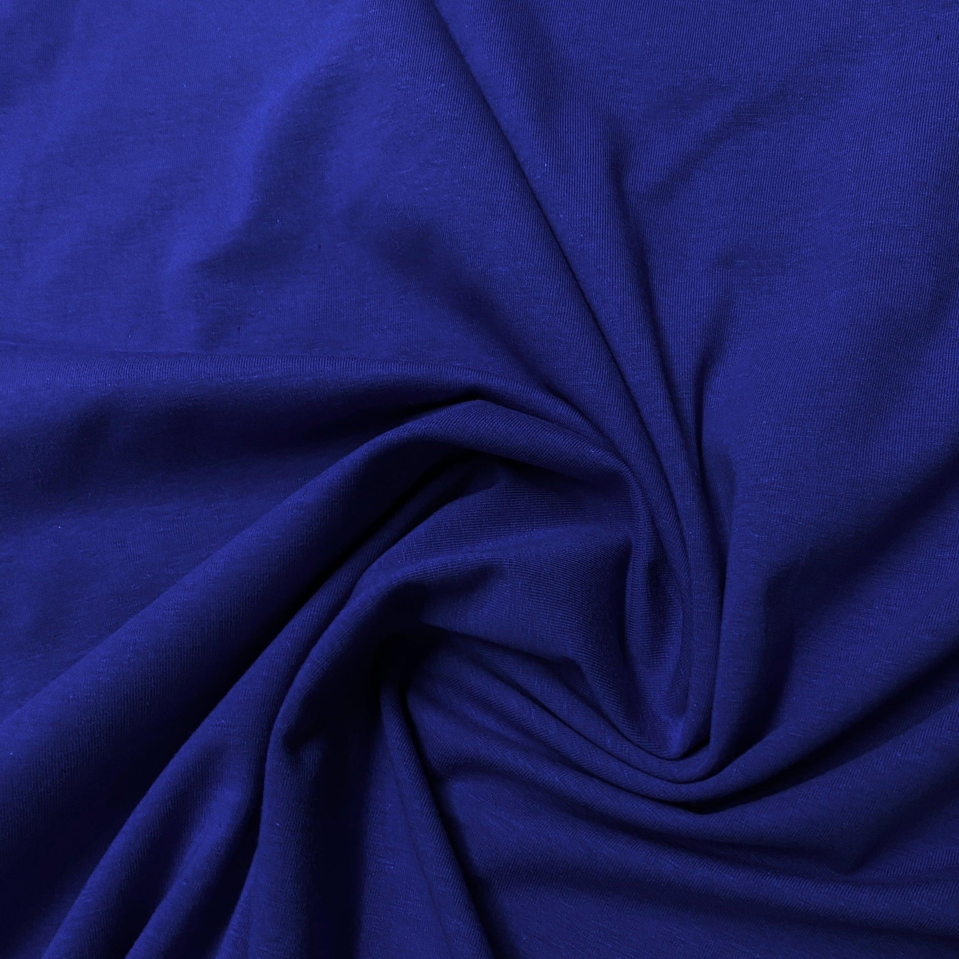 Cobalt Cotton/Spandex Jersey Fabric - 200 GSM - Nature's Fabrics