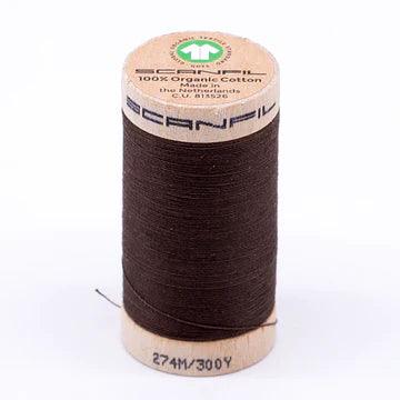 Coffee Liqueur Organic Cotton Thread Spool - 4864 - Nature's Fabrics