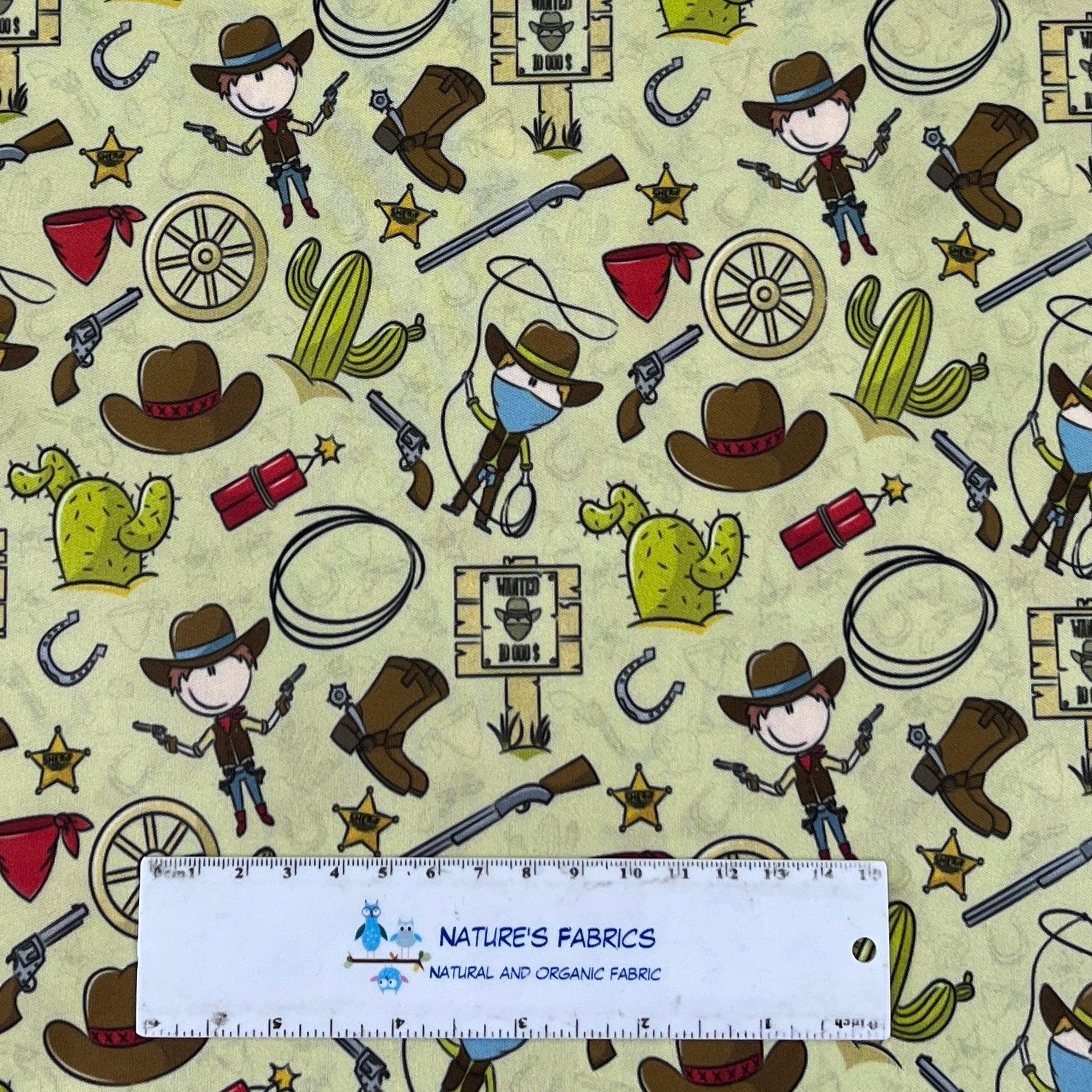 Cowboys 1 mil PUL Fabric - Made in the USA - Nature's Fabrics