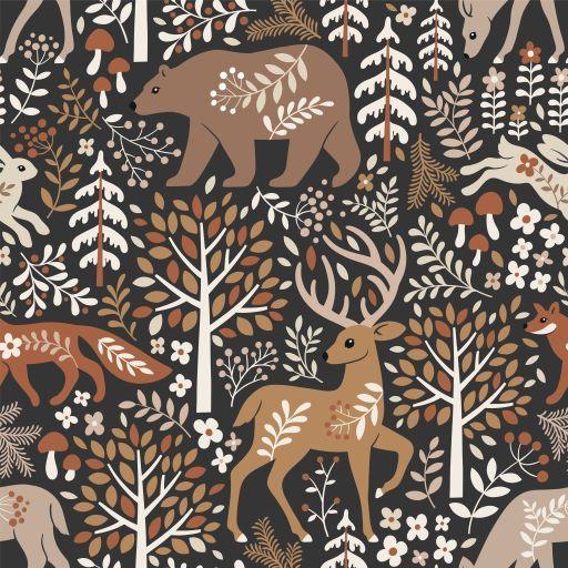 Critters in the Wild 1 mil PUL Fabric - Made in the USA - Nature's Fabrics